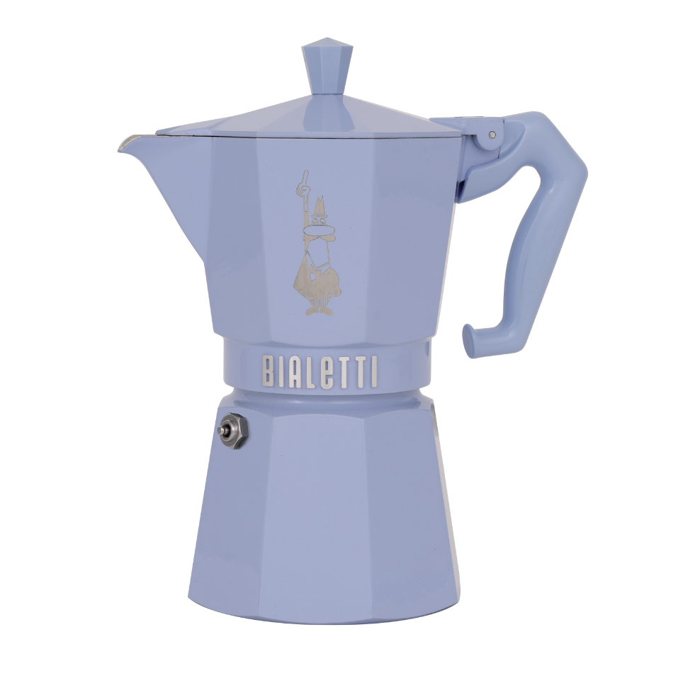 Bialetti Moka Exclusive Light Blue 6 Cup